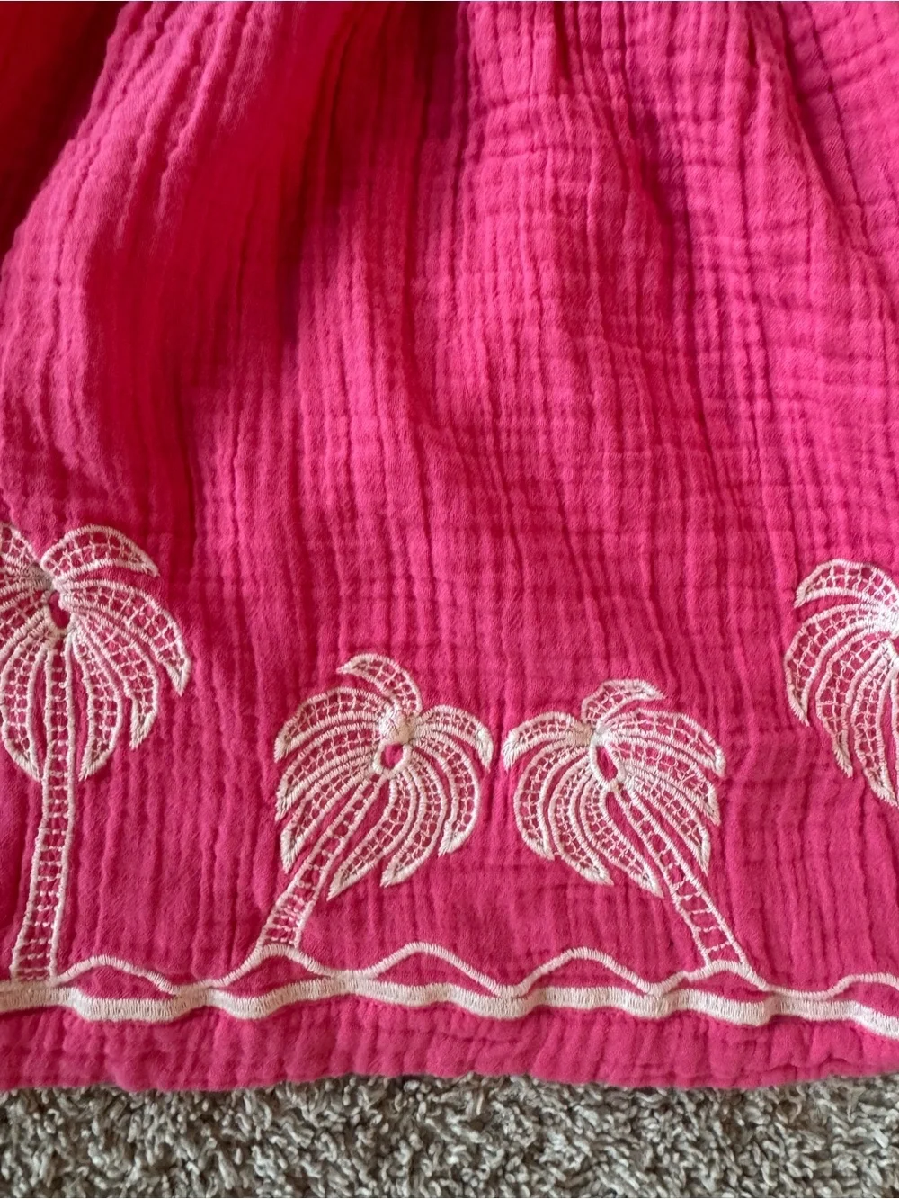 Old Navy Toddler Girls Summer Dress Bundle Palm Tree & Tie Dye Size 2T